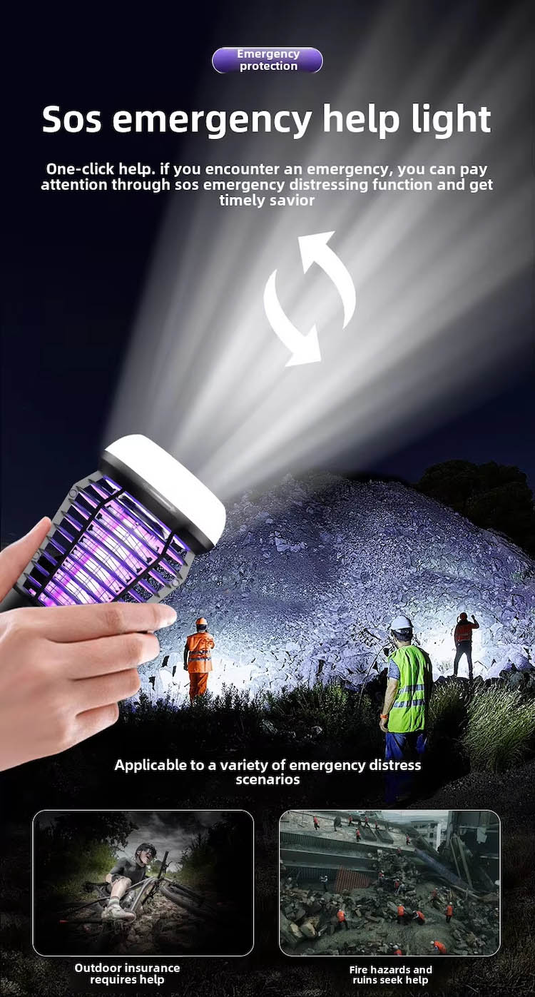 Camping Torch, LED Flashlight, Camping Light, Physical Starlight, Keyring Torch, Rechargeable Flashlight, Camp Lamp, Mosquito Killer, SOS Light, Emergency Light, Night Light, Hook Light, High Lumens Light, COB Light